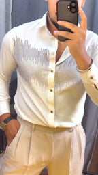 Starlight Cascade Japanese Lycra Shirt - White - Under Attack