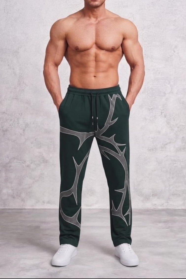 Thorn Graphic Print Casual Joggers - Under Attack