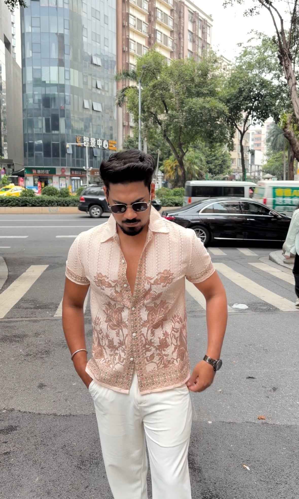 Tianjin Premium Linen Coord Set - Brown - Under Attack