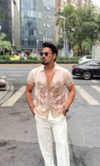 Tianjin Premium Linen Coord Set - Brown - Under Attack