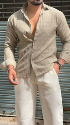 Tokyo Linen Premium Shirt - Light Green - Under Attack