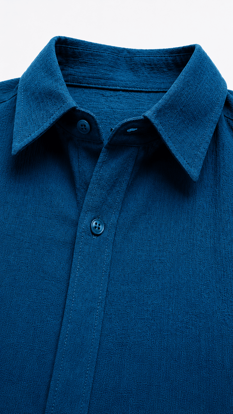 Turkey Linen Textured Coord set - BLUE - Under Attack