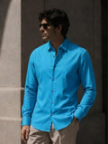 Turquoise Button Down Shirt - Under Attack