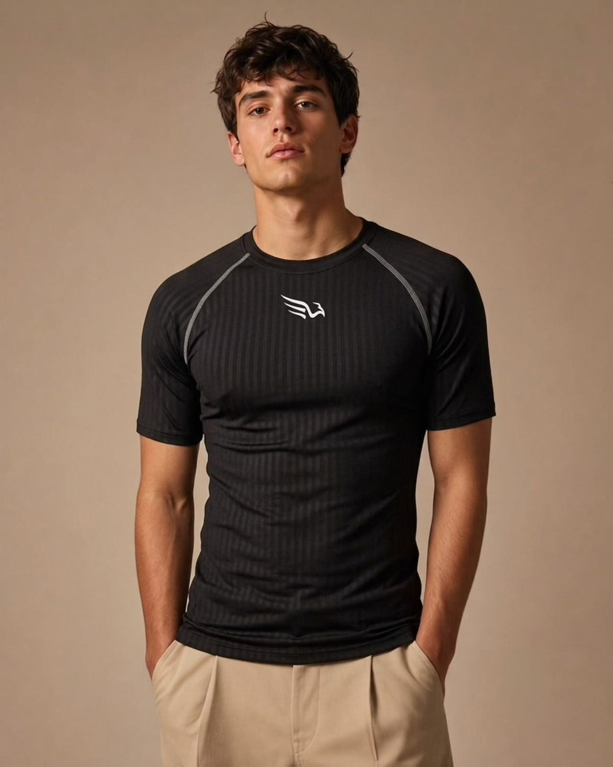 UA Gym Fitted Tshirt - Black - Under Attack