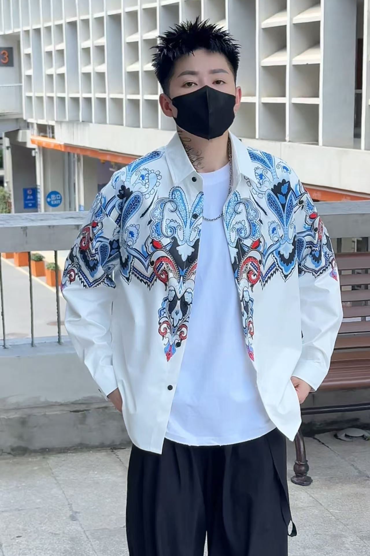 Urban Aura Shacket - White - Under Attack