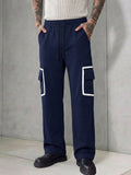 Utility Contrast Panel Cargo - Navy - Under Attack