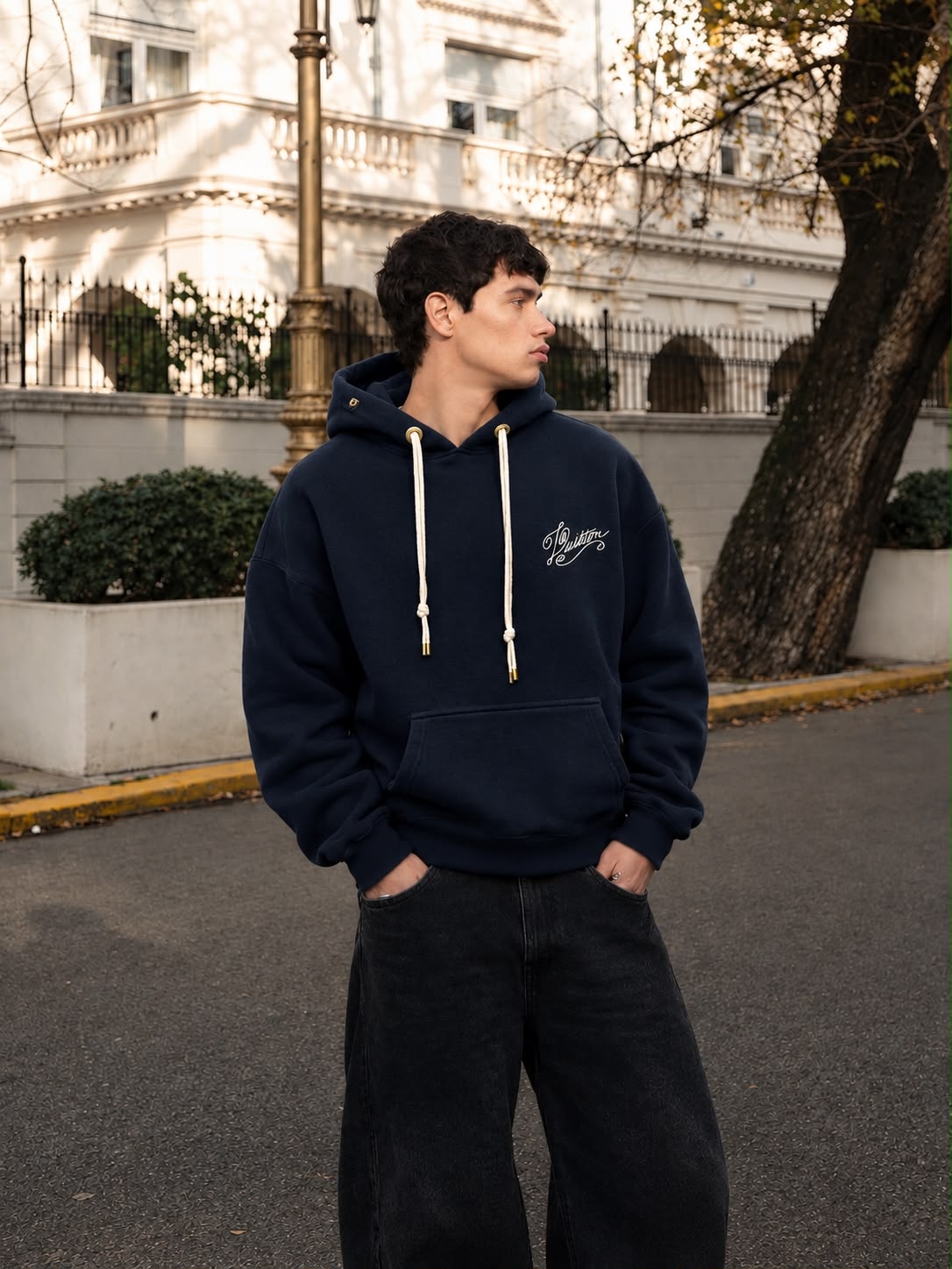 Valen Signature Hoodie - Deep Navy - Under Attack