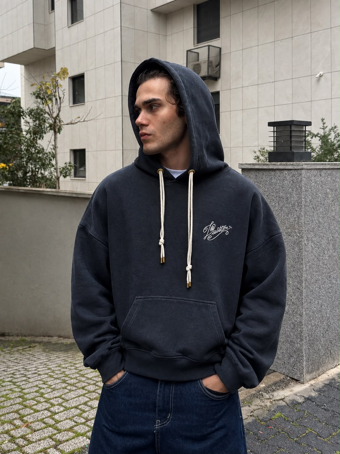 Valen Signature Hoodie - Deep Navy - Under Attack