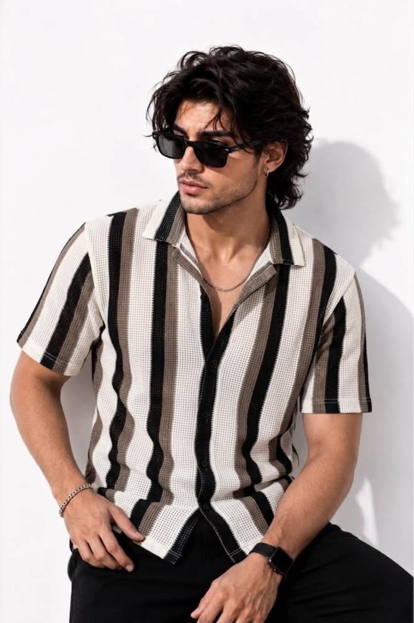 Velmont Heritage Knitted Shirt - Grey - Under Attack