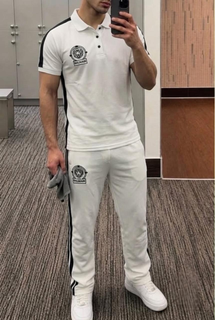 Velmont Royale Premium Coord Set - White - Under Attack