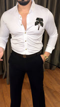 Venice Petal Luxe Stitchless Wrinkle Free Lycra Shirt - White - Under Attack