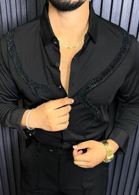Venom Legacy Jacquard Shirt - BLACK