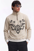Vintage Motif Jacket - White - Under Attack