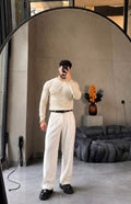 Viscora Luxe Knit Sweater - Ivory - Under Attack