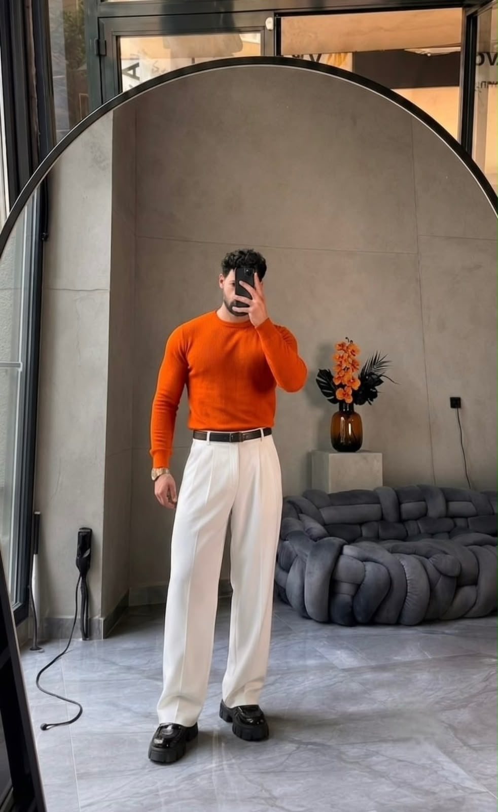 Viscora Luxe Knit Sweater - Orange - Under Attack
