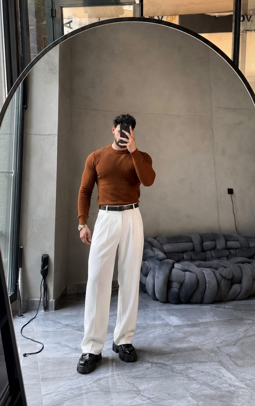 Viscora Luxe Knit Sweater - Rust - Under Attack