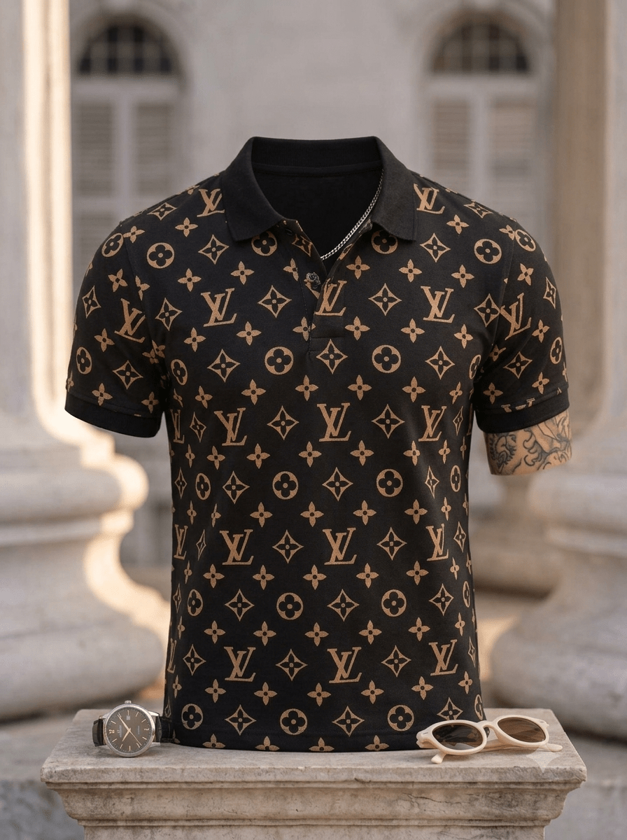 VL all over printed Tshirt - black - Under Attack