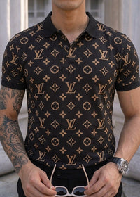 VL all over printed Tshirt - black