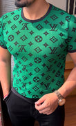 VL Crochet Premium Tshirt - Green - Under Attack