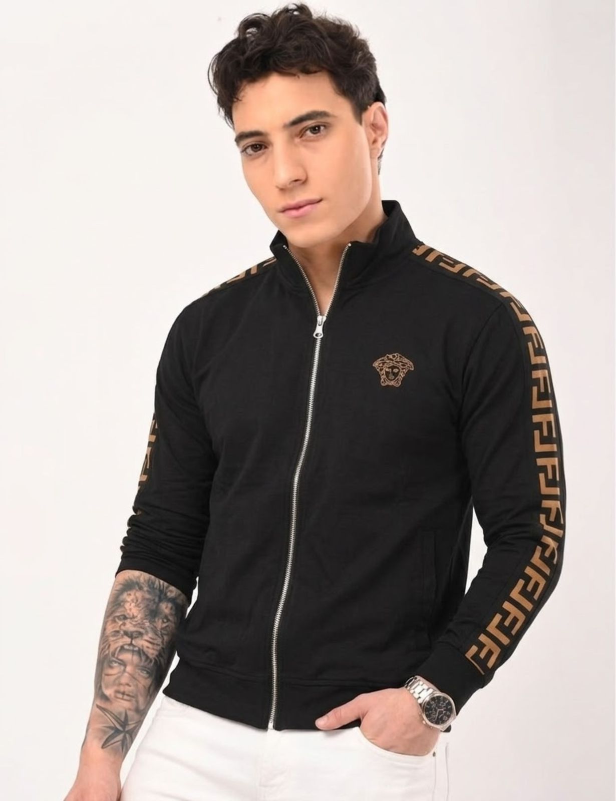 Zip fit Jacket - Black - Under Attack